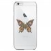 CRYSIP6PLUSPAPILLONSEUL - Coque rigide pour Apple iPhone 6 Plus avec impression Motifs papillon psychédélique