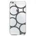 CRYSIP6PLUSRONDSGRIS - Coque rigide pour Apple iPhone 6 Plus avec impression Motifs ronds gris