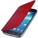 FLIPCOVS4_ROUGE - Etui à rabat latéral rouge Samsung Galaxy S4 i9500