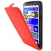 LUXY1320ROUGE - Etui Slim à rabat pour Nokia Lumia 1320 rouge lisse aspect mat