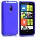 MINIGELBLEULUM620 - Coque Housse minigel bleu glossy Lumia 620 Nokia