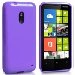 MINIGELVIOLUM620 - Coque Housse minigel violet glossy Lumia 620 Nokia