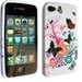 SOFTY05-IP4 - Housse SoftyGel Flower pour iPhone 4