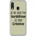 TPU0A40BORDELIQUEVERT - Coque souple pour Samsung Galaxy A40 avec impression Motifs Je ne suis pas bordélique vert