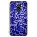 TPU0ALTICES70ARABESQUEBLEU - Coque souple pour Altice S70 avec impression Motifs arabesque bleu