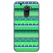 TPU0ALTICES70AZTEQUEBLEUVER - Coque souple pour Altice S70 avec impression Motifs aztèque bleu et vert