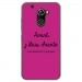 TPU0ALTICES70CHIANTEFUSHIA - Coque souple pour Altice S70 avec impression Motifs Avant, j'étais chiante fushia