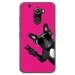 TPU0ALTICES70CHIENVFUSHIA - Coque souple pour Altice S70 avec impression Motifs chien à lunettes sur fond fushia