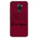 TPU0ALTICES70CHIEUSEBORDEAU - Coque souple pour Altice S70 avec impression Motifs Chieuse d'Amour bordeau