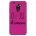 TPU0ALTICES70CHIEUSEFUSHIA - Coque souple pour Altice S70 avec impression Motifs Chieuse d'Amour fushia