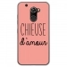 TPU0ALTICES70CHIEUSEROSE - Coque souple pour Altice S70 avec impression Motifs Chieuse d'Amour rose