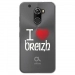 TPU0ALTICES70COEURBREIZH - Coque souple pour Altice S70 avec impression Motifs coeur rouge I Love Breizh