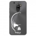 TPU0ALTICES70CRANE - Coque souple pour Altice S70 avec impression Motifs crâne blanc