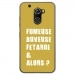 TPU0ALTICES70FUMEUSEOR - Coque souple pour Altice S70 avec impression Motifs fumeuse et alors or