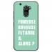 TPU0ALTICES70FUMEUSETURQUOISE - Coque souple pour Altice S70 avec impression Motifs fumeuse et alors turquoise