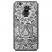 TPU0ALTICES70MANDALABLANC - Coque souple pour Altice S70 avec impression Motifs Mandala blanc