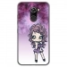 TPU0ALTICES70MANGAVIOLETTA - Coque souple pour Altice S70 avec impression Motifs manga fille violetta