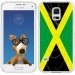TPU0GALS5DRAPJAMAIQUE - Coque Souple en gel transparente pour Galaxy S5 avec impression Motifs drapeau de la Jamaïque