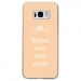 TPU0GALS8BOUDERBEIGE - Coque souple pour Samsung Galaxy S8 avec impression Motifs Bouder pour mieux Régner beige