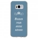 TPU0GALS8BOUDERBLEU - Coque souple pour Samsung Galaxy S8 avec impression Motifs Bouder pour mieux Régner bleu