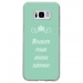 TPU0GALS8BOUDERTURQUOISE - Coque souple pour Samsung Galaxy S8 avec impression Motifs Bouder pour mieux Régner turquoise