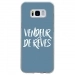 TPU0GALS8VENDREVEBLEU - Coque souple pour Samsung Galaxy S8 avec impression Motifs vendeur de rêves bleu