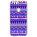 TPU0HONOR8PROAZTEQUEBLEUVIO - Coque souple pour Honor Honor 8 Pro avec impression Motifs aztèque bleu et violet