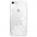 TPU0IPHONE7LACEBLANC - Coque souple pour Apple iPhone 7 avec impression Motifs Lace blanc