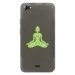 TPU0JIMMYBOUDDHAVERT - Coque Souple en gel transparente pour Wiko Jimmy avec impression Motifs bouddha vert