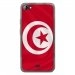 TPU0JIMMYDRAPTUNISIE - Coque Souple en gel transparente pour Wiko Jimmy avec impression Motifs drapeau de la Tunisie