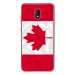 TPU0LENNY5DRAPCANADA - Coque souple pour Wiko Lenny 5 avec impression Motifs drapeau du Canada