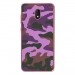 TPU0LENNY5MILITAIREROSE - Coque souple pour Wiko Lenny 5 avec impression Motifs Camouflage militaire rose