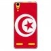 TPU0LK3DRAPTUNISIE - Coque souple pour Lenovo K3 avec impression Motifs drapeau de la Tunisie