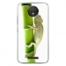 TPU0MOTOCPLUSCAMELEON - Coque souple pour Motorola Moto C Plus avec impression Motifs caméleon sur un bamboo