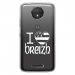 TPU0MOTOCPLUSDRAPBREIZH - Coque souple pour Motorola Moto C Plus avec impression Motifs drapeau Breton I Love Breizh
