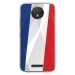 TPU0MOTOCPLUSDRAPFRANCE - Coque souple pour Motorola Moto C Plus avec impression Motifs drapeau de la France