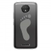 TPU0MOTOCPLUSPIED - Coque souple pour Motorola Moto C Plus avec impression Motifs empreinte de pied