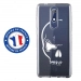 TPU0NOKIA51CRANE - Coque souple pour Nokia 5-1 avec impression Motifs crâne blanc