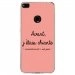 TPU0P8LITE17CHIANTEROSE - Coque souple pour Huawei P8 Lite 2017 avec impression Motifs Avant, j'étais chiante rose