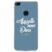 TPU0P8LITE17DIEUBLEU - Coque souple pour Huawei P8 Lite 2017 avec impression Motifs Appelle moi Dieu bleu