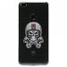 TPU0P8LITE17SKULLCASQUE - Coque souple pour Huawei P8 Lite 2017 avec impression Motifs tête de mort avec un casque de moto