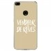 TPU0P8LITE17VENDREVETAUPE - Coque souple pour Huawei P8 Lite 2017 avec impression Motifs vendeur de rêves taupe