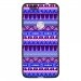 TPU1HNEXUS6PAZTEQUEBLEUVIO - Coque souple pour Huawei Nexus 6P avec impression Motifs aztèque bleu et violet