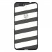 TPU1HNEXUS6PBANDESBLANCHES - Coque souple pour Huawei Nexus 6P avec impression Motifs bandes blanches