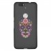 TPU1HNEXUS6PSKULLFLEUR - Coque souple pour Huawei Nexus 6P avec impression Motifs crâne en fleurs