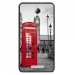 TPU1LENOVOBCABINEUK - Coque souple pour Lenovo B avec impression Motifs cabine téléphonique UK rouge