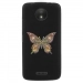 TPU1MOTOCPAPILLONSEUL - Coque souple pour Motorola Moto C avec impression Motifs papillon psychédélique