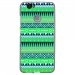 TPU1NOVAAZTEQUEBLEUVER - Coque souple pour Huawei Nova avec impression Motifs aztèque bleu et vert