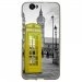 TPU1NOVACABINEUKJAUNE - Coque souple pour Huawei Nova avec impression Motifs cabine téléphonique UK jaune