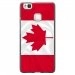 TPU1P9LITEDRAPCANADA - Coque souple pour Huawei Ascend P9-Lite avec impression Motifs drapeau du Canada